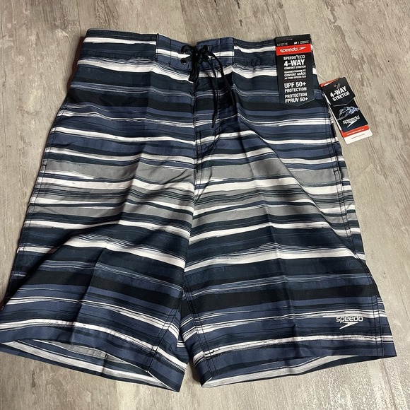 Speedo Swim trunks Size Medium 4-Way‎ Comfort Stretch UPF 50+ Z-358 - Picture 1 of 6